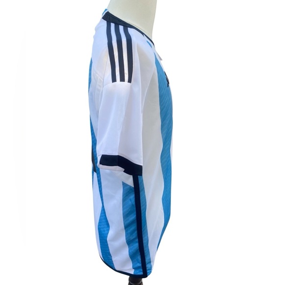 Messi 2022 Adidas Argentina Home Soccer Jersey  Men XXL - Picture 4 of 8